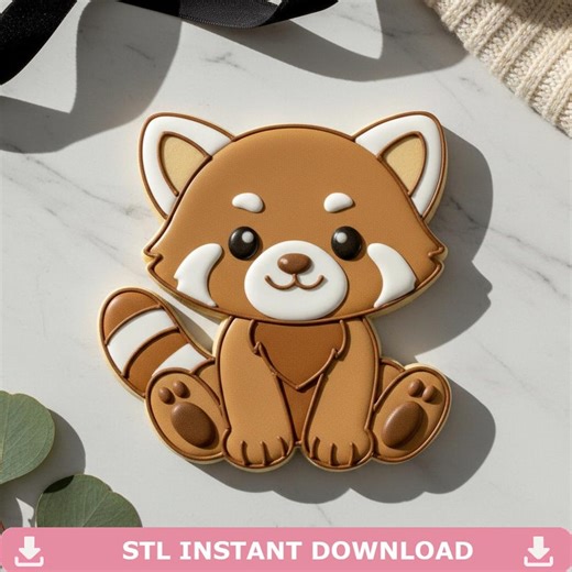 Red Panda Cookie Cutter STL, 3D Printable File, 11 Sizes, Instant Download - Etsy