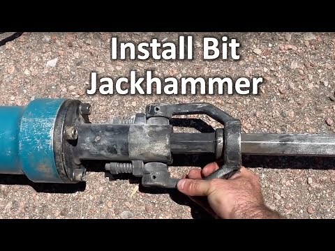 How To Install Bit On Jackhammer | Makita | The DIY Guide | Ep 237