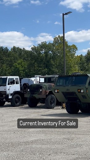 Some Of Our Current Finished Inventory For Sale Now | Midwest Military Equipment
