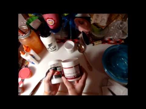 How To Make Chalk Paint and Modeling Paste From Calcium Carbonate (Marble Dust)