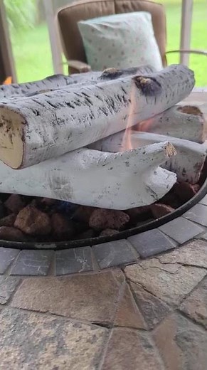 Skyflame 6 Piece Gas Fireplace Logs Set