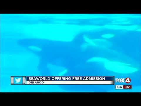 SeaWorld offering free admission