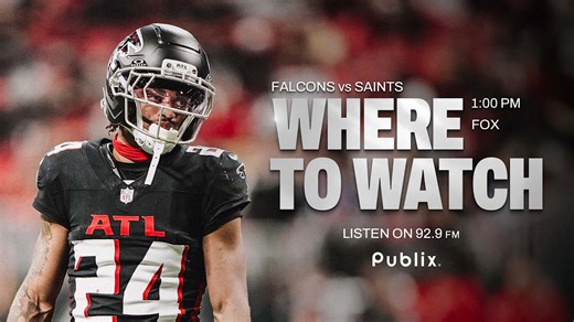 Where to watch Atlanta Falcons vs. New Orleans Saints