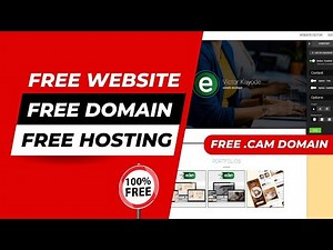How To Create A Website For FREE - 100% FREE Domain Name And Hosting