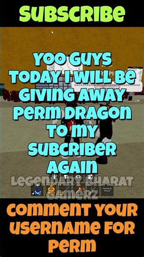 Giving Away Permanent Dragon to My Subscribers Pt. 16 🐉🔥 Blox Fruits Chaos Returns #perm #Giveaway