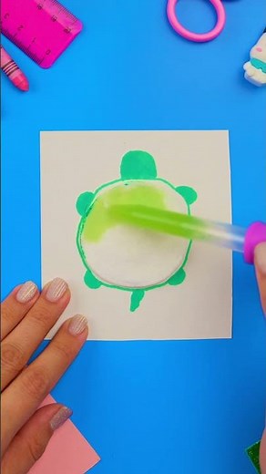 🎨 Can a COTTON PAD Teach WORDS? Yes, Draw & Learn! #shorts #kids