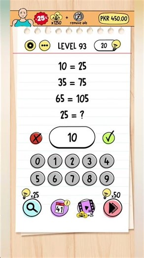 Brain test level 93 #shorts #ammycandycrush #gameplay #puzzlegames