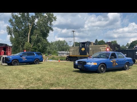 Michigan State Police Crown Victoria & Tahoe