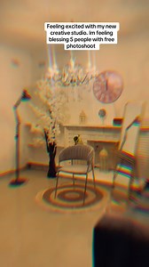 Feeling excited with my new creative studio. Im feeling blessing 5 people with free photoshoot | Director Chall