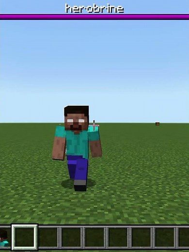 Invoking Herobrine in Minecraft