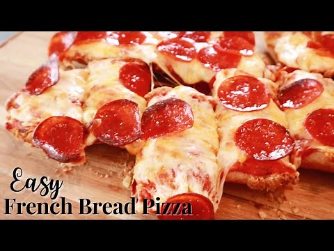 EASY French Bread PIZZA Recipe | The Carefree Kitchen