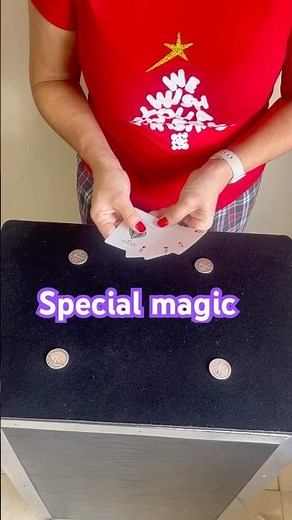 Magic trick matrix card and coins #magic #viral #shorts