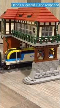 Bridge Rescue Under Pressure: Can This Brick Cargo Train Save the Line?