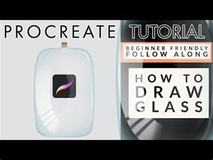 PROCREATE TUTORIAL: How to Draw Glass | Easy and Simple Jar Using Default Brushes