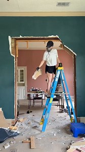 8.2K views · 60 reactions | Demoing the walls and the French doors. Now we are ready for something new!  #diyrenovation #homeimprovement #diyprojects | Renee Renovates | Facebook