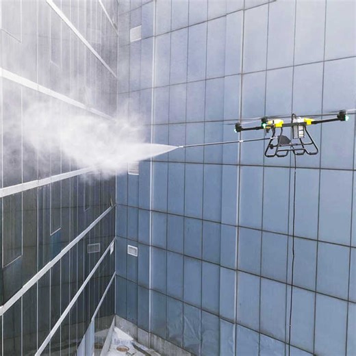 Joyance Solar Panel Cleaning Drones High-Tech High-Rise Building Cleaners with High Pressure Features for Window Cleaning