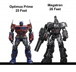 What is your preferred Optimus/Megatron (2018) height difference?