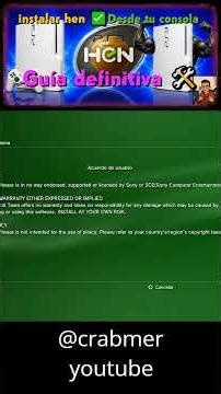 Hen 4.93 sin PC o USB #PS3 #ps3hen
