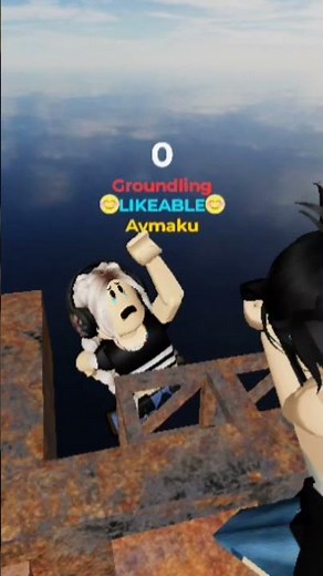Climb tower from FALL with blui #roblox #sadstory