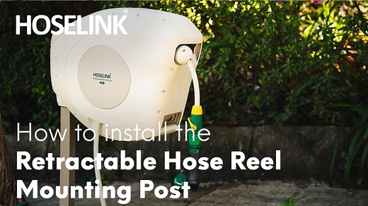 How to Install the Retractable Hose Reel Mounting Post