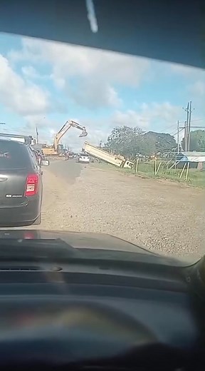 36K views · 127 reactions | Truck Runs Off Road, Causes Major Traffic Backup at Port Mourant, Corentyne Berbice. | BIG SMITH News WATCH | Facebook