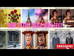 Instruct-Pix2Pix - Edit the Image with text Prompt