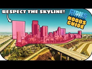 How To Make A REALISTIC Vanilla Downtown In Cities Skylines! | Noobs Guide