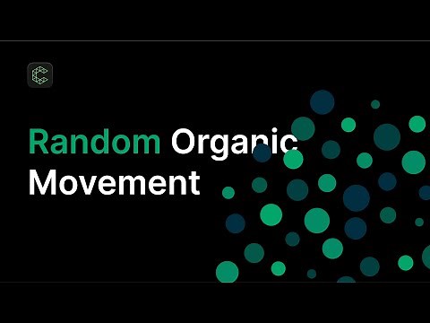 Cavalry Tutorial for Beginners | Creating Random, Organic Movement