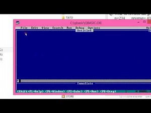 A QBASIC program to reverse the given number.