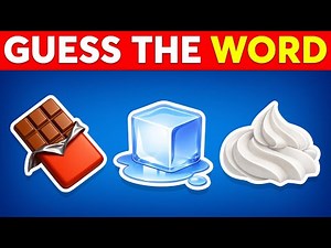 Guess The WORD By Emojis? 🤔❓ Emoji Quiz Challenge 2026