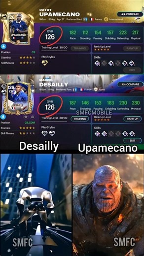 Desailly vs Upamecano 🤯❤️‍🔥#fc26 #fifamobile #fcmobileid #easports #fcmobile #fifa