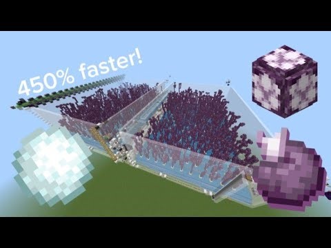 Industrial Chorus Fruit Farm V2 - Minecraft Bedrock 