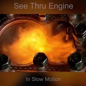 772K views · 12K reactions | See-Through Internal Combustion Engine in Slow Motion, I show you how an internal combustion engine works when I film inside the see-through engine with the High-Speed Camera. I made a glass head for a Briggs and Stratton small engine to make the combustion process visible. | Warped | Facebook