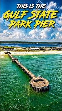 🌊🏖️🚁 Welcome to the Gulf State Park Pier in beautiful Orange Beach, Alabama! ☀️🌴🐬