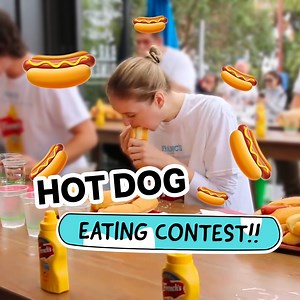 497K views · 6.4K reactions | Can I win this Hot Dog eating contest!? | Nela Zisser | Facebook