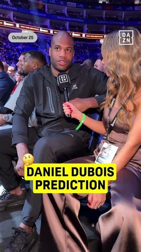Daniel Dubois is ringside at the O2!!🧨 3shorts