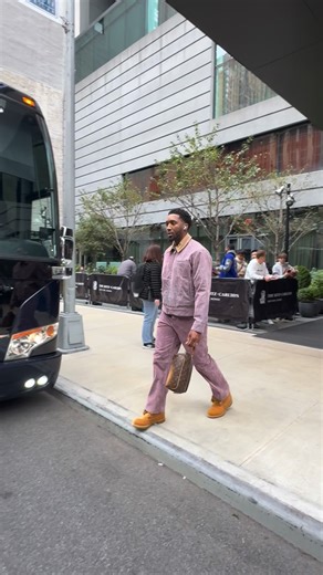 Fashion Fits on Instagram: "Donovan Mitchell is for the people. Rocking the Timbs for the game against the Knicks! 🫡 #nbafashionfits @spidadmitchell"