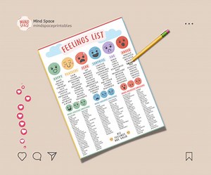 220 Feelings List for Kids & Teen, Emotions Chart, Social Emotional Learning, School Counselor Resource, Emotional Awareness,classroom Decor - Etsy