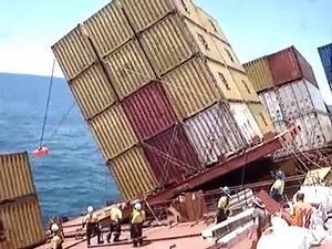 Rescue operation after the accident. | Container Terminal