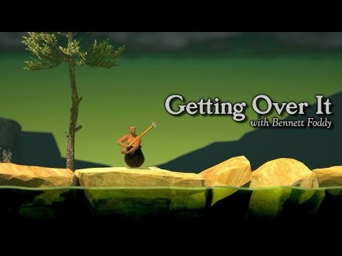 Playing GETTING OVER IT First time in mobile phone #gettingoverit