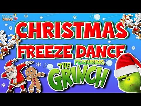 Christmas Freeze Dance Brain Break 🎅 Featuring The Grinch😲 GoNoodle | Fun Exercise For Kids