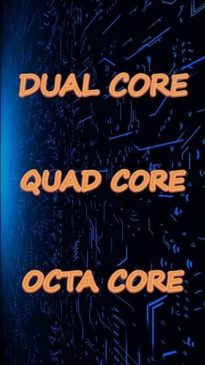 What are CPU Cores? | Dual-Core vs Quad-Core Explained in 45 Seconds #computerbasics
