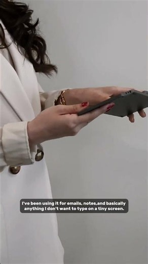 Take productivity on the go with the ZEDO Foldable Bluetooth Keyboard