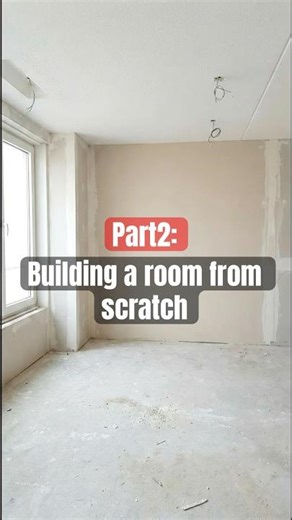 PART2: Building a Room From Scratch | Step-by-Step Construction & Finishing