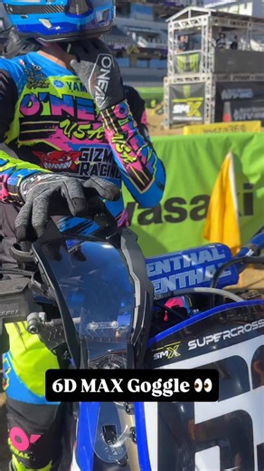 @6dhelmets changed the game in 2011 when they introduced their first helmet with 6D’s proprietary Omni-Directional Suspension system—marking a huge step forward in helmet safety. Now they’re working on something totally new in the goggle space👀 @freddienoren is the first rider to race with @6dhelmets new MAX goggle. Who’s interested in trying one of these? | Motocross Action