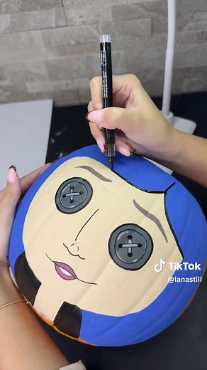 Coraline-Inspired Pumpkin Carving Ideas
