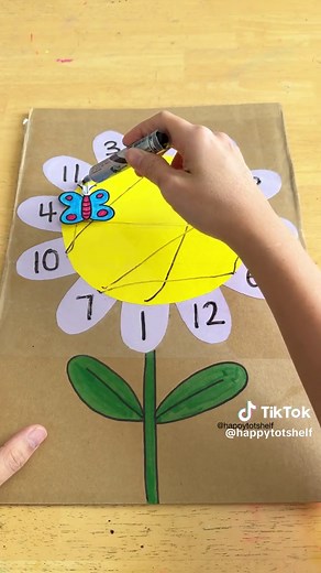 Delightful Butterfly Counting Board for Ages 3-7