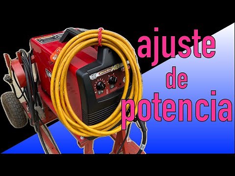 COMO REGULAMOS la POTENCIA de la MAQUINA SOLDADORA.