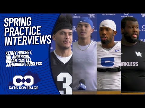 Spring Practice Interviews - Kenny Minchey, Nik Anderson, Jordan Castell, Jamarrion Harkless