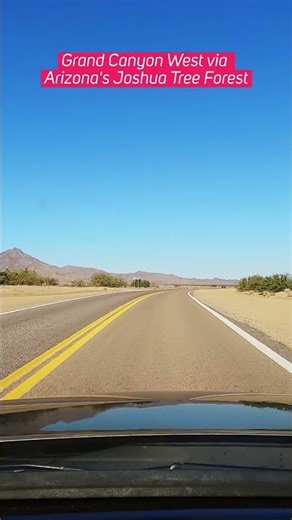 ASMR Daytime Highway Driving on I40 to Grand canyon Skywalk Arizona!